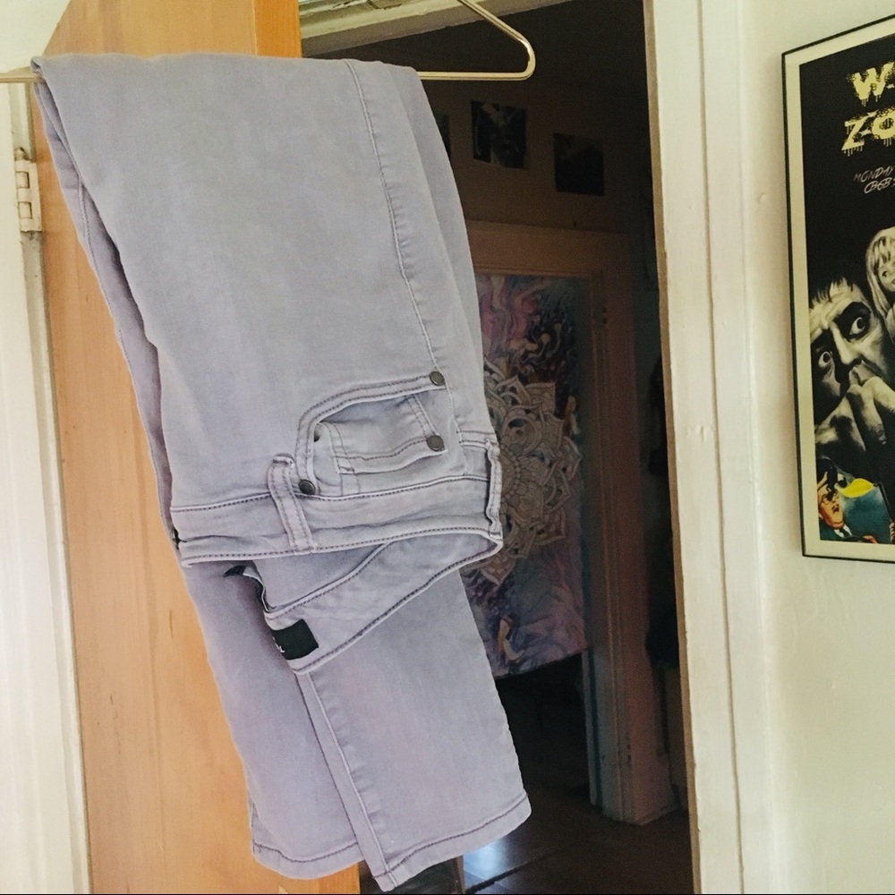 Torrid Cropped Lilac Jeans